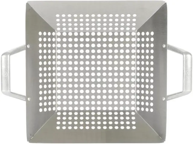 Alt view image 3 of 7 - Martha Stewart Amber 12 Inch Square Cast Aluminum BBQ Grill Topper with Handles
