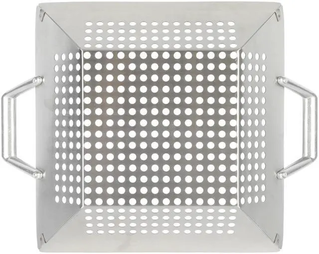 Alt view image 4 of 7 - Martha Stewart Amber 12 Inch Square Cast Aluminum BBQ Grill Topper with Handles