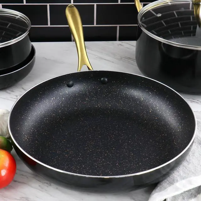 Alt view image 5 of 5 - Gibson Home Ellsworth 12 Inch Aluminum Nonstick Frying Pan
