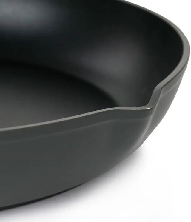 Alt view image 4 of 6 - Oster Rigby 9.5 Inch Aluminum Nonstick Frying Pan in Green with Pouring Spouts