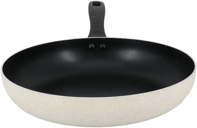 Alt view image 2 of 5 - Oster Clairborne 12 Inch Round Nonstick Aluminum Frying Pan in Linen