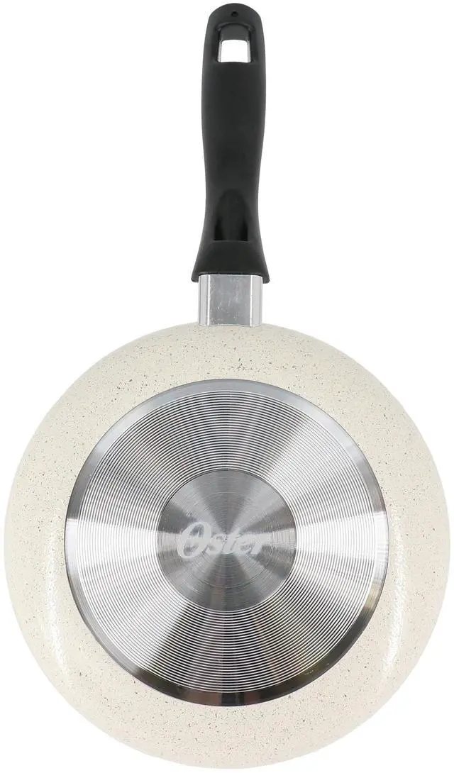 Alt view image 4 of 5 - Oster Clairborne 8 Inch Round Nonstick Aluminum Frying Pan in Linen