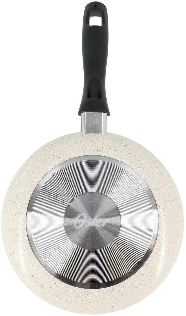 Alt view image 4 of 5 - Oster Clairborne 9.5 Inch Round Nonstick Aluminum Frying Pan in Linen