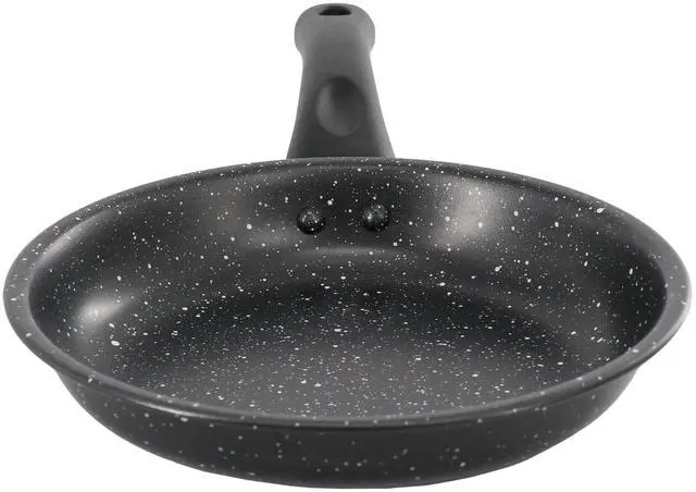 Alt view image 2 of 5 - Gibson Home Delhi 9.5 Inch Round Nonstick Carbon Steel Frying Pan in Black