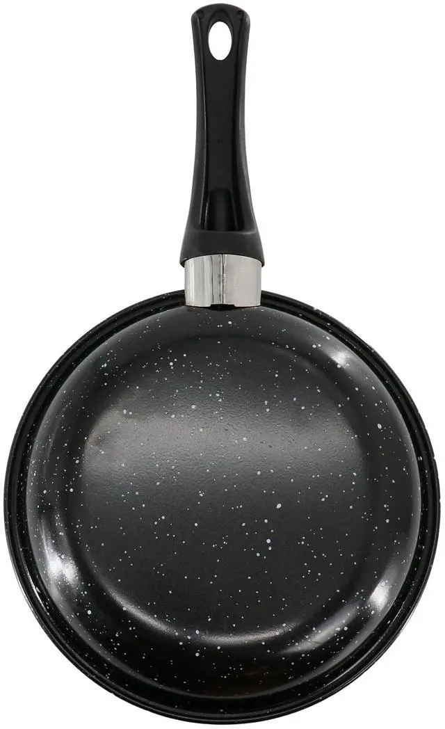 Alt view image 3 of 5 - Gibson Home Delhi 9.5 Inch Round Nonstick Carbon Steel Frying Pan in Black