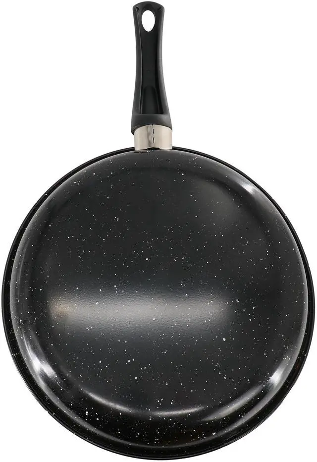 Alt view image 3 of 5 - Gibson Home Delhi 11 Inch Round Nonstick Carbon Steel Frying Pan in Black