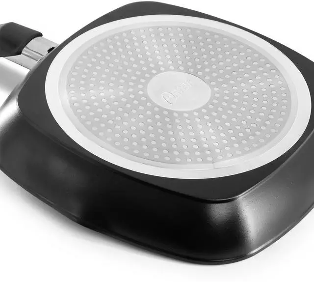 Alt view image 4 of 5 - Oster Connelly 10 Inch Nonstick Aluminum Grill Pan in Black