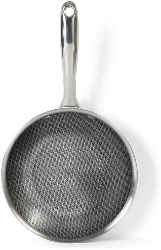 Alt view image 2 of 4 - Oster Modessa 8 Inch Nonstick Triply Stainless Steel Frying Pan in Silver