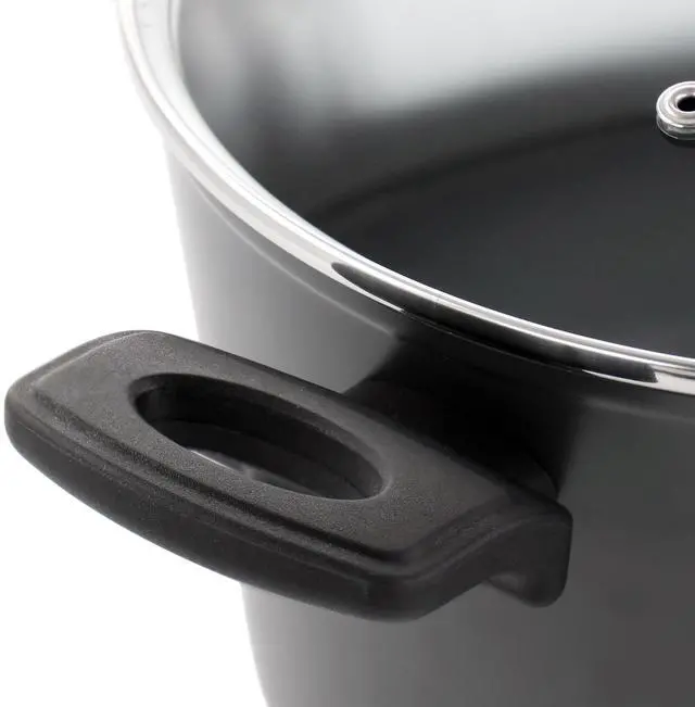 Alt view image 5 of 6 - Oster Kingsway 5.5 Quart Aluminum Nonstick Dutch Oven in Black With Lid