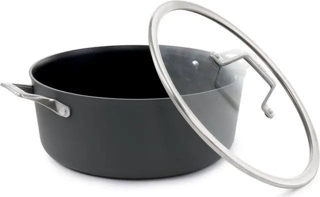Alt view image 2 of 7 - Martha Stewart Everday Midvale 8 Quart Stainless Steel Stock Pot with Lid