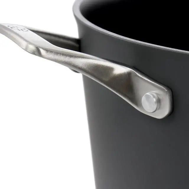 Alt view image 5 of 7 - Martha Stewart Everday Midvale 8 Quart Stainless Steel Stock Pot with Lid