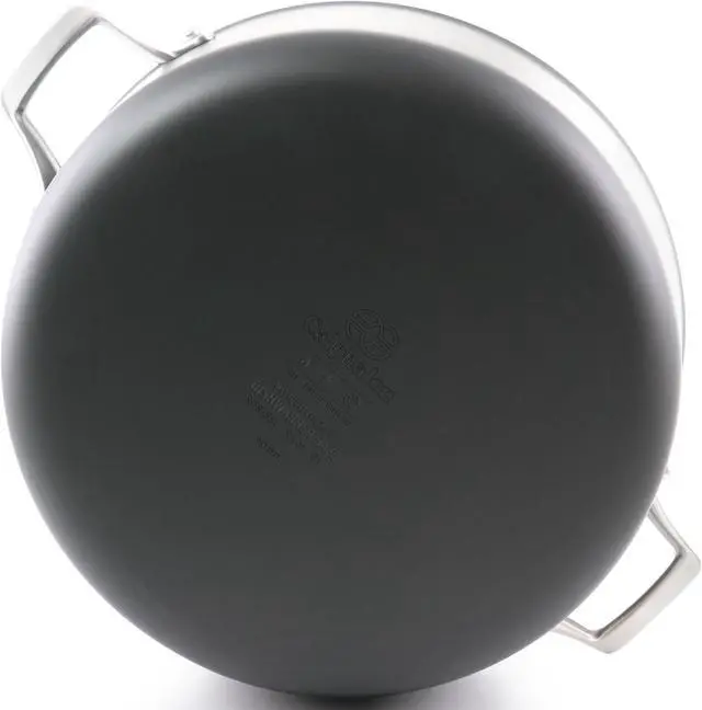 Alt view image 3 of 7 - Martha Stewart Everday Midvale 8 Quart Stainless Steel Stock Pot with Lid