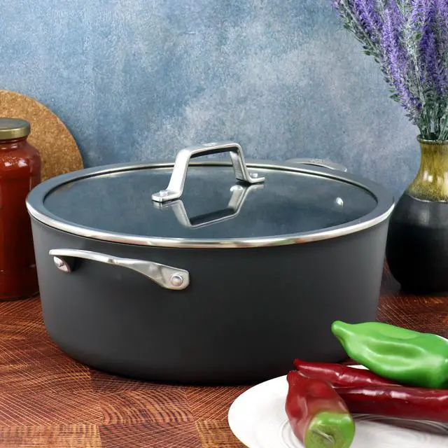 Alt view image 6 of 7 - Martha Stewart Everday Midvale 8 Quart Stainless Steel Stock Pot with Lid