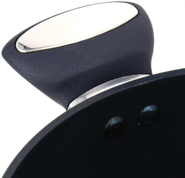 Alt view image 3 of 5 - Oster Hawke 4.2 Quart Ceramic Nonstick Aluminum Dutch Oven with Lid in Dark Blue