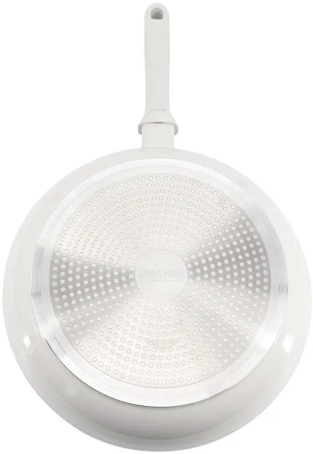 Alt view image 5 of 6 - Martha Stewart Everyday Rexford 8 Inch Ceramic Nonstick Aluminum Frying Pan in Linen
