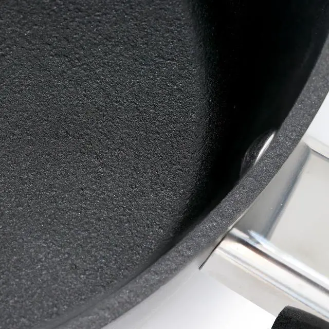 Alt view image 3 of 5 - Oster Connelly 2.5 Quart Textured Nonstick Aluminum Saucepan with Lid in Black