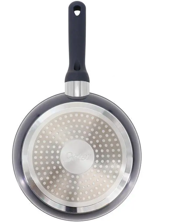 Alt view image 5 of 6 - Oster Hawke 9.5 Inch Ceramic Nonstick Aluminum Frying Pan in Dark Blue