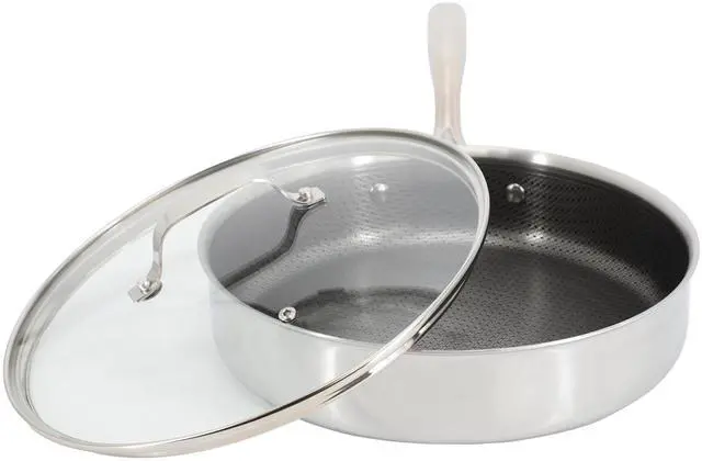 Alt view image 3 of 7 - Babish 13 Inch Cast Iron Everyday Pan with Handles in Black