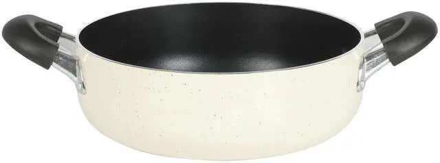 Alt view image 2 of 6 - Oster Clairborne 6.9 Quart Nonstick Aluminum Caldero with Lid in Linen
