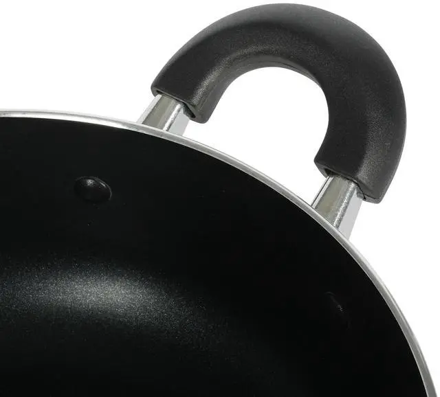 Alt view image 5 of 6 - Oster Clairborne 6.9 Quart Nonstick Aluminum Caldero with Lid in Linen
