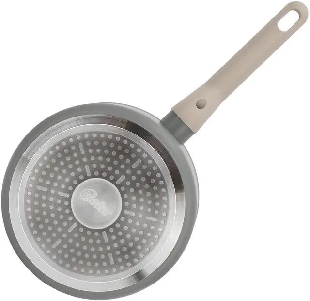 Alt view image 5 of 6 - Oster Ambrose 3 Quart Nonstick Aluminum Saucepan with Lid in Matte Grey