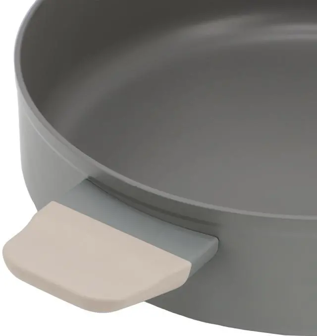 Alt view image 3 of 6 - Oster Ambrose 4.5 Quart Nonstick Aluminum Saute Pan with Lid in Matte Grey