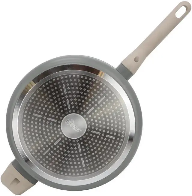 Alt view image 5 of 6 - Oster Ambrose 4.5 Quart Nonstick Aluminum Saute Pan with Lid in Matte Grey