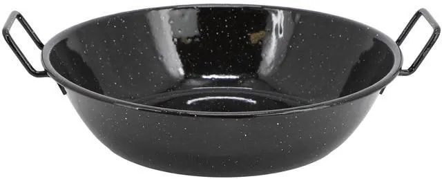 Main image of Oster Castillo 12 Inch Enamel on Steel Paella Pan in Speckled Black