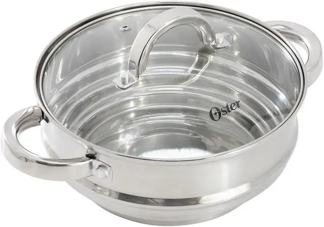 Main image of Oster Sangerfield 8 Inch Universal Stainless Steel Double Boiler with Lid