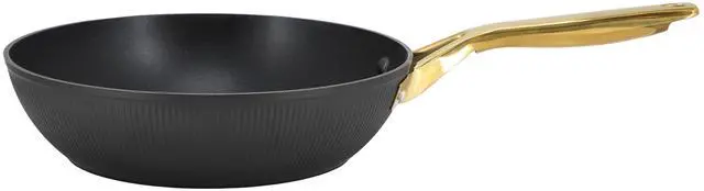 Alt view image 2 of 6 - Oster Abbottsford 11 Inch Nonstick Round Aluminum Wok in Black