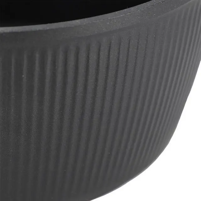 Alt view image 6 of 7 - Oster Abbottsford 2.5 Quart Nonstick Aluminum Saucepan with Glass Lid in Black