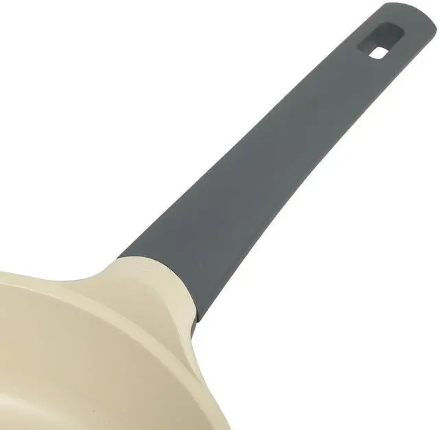 Alt view image 5 of 7 - Oster Rooney 4.1 Quart Ceramic Nonstick Cast Aluminum Saute Pan with Lid in Grey