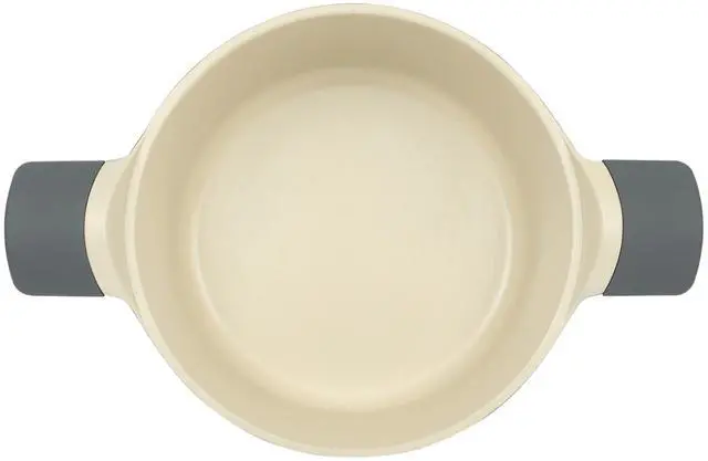 Alt view image 2 of 7 - Oster Rooney 5 Quart Ceramic Nonstick Cast Aluminum Dutch Oven with Lid in Grey