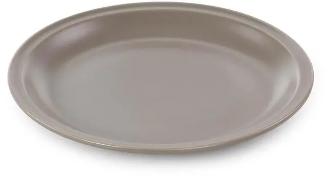 Alt view image 4 of 7 - Gibson Home Siam 12 Piece Round Stoneware Dinnerware Set in Warm Grey