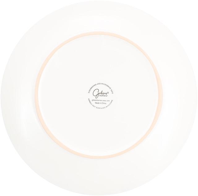 Alt view image 4 of 6 - Gibson Home Everyday Plus 12 Piece Round Stoneware Dinnerware Set in White