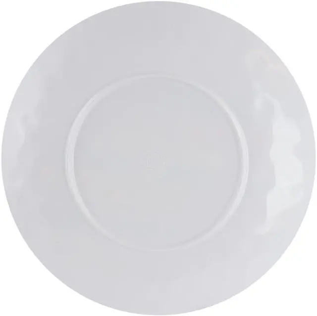 Alt view image 3 of 5 - Gibson Home Tropical Sway Vineyard 12 Piece 9 Inch Round Melamine Dessert Plate Set in Blue