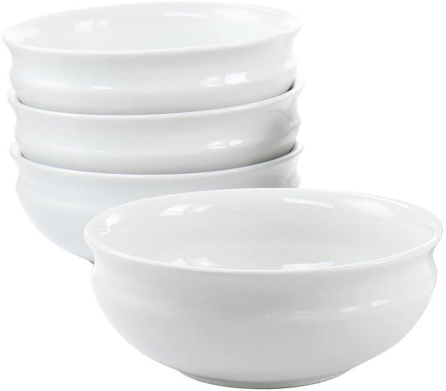 Main image of Hometrends Soho Lounge 4 Piece 6 Inch Stoneware Bowl Set in Grey