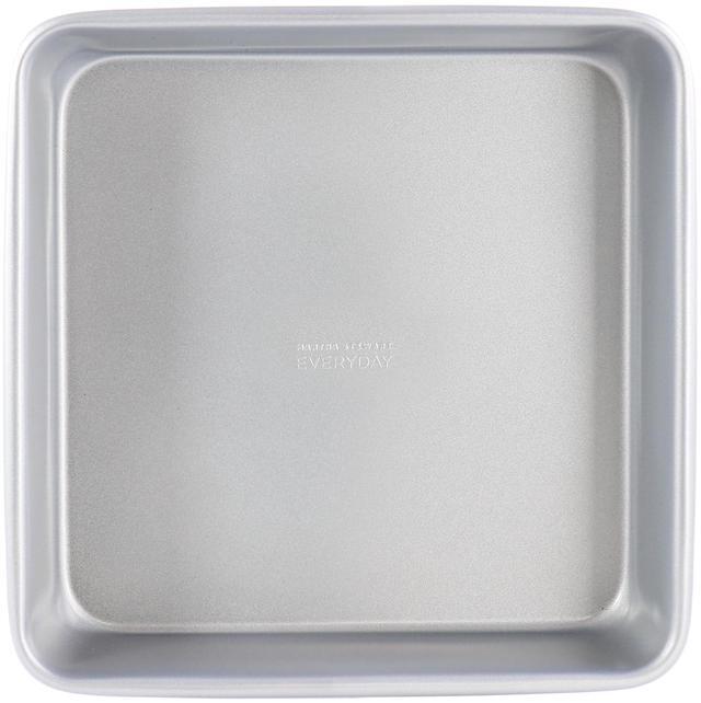 Alt view image 3 of 5 - Martha Stewart Everyday Bakeaway 9 Inch Square Carbon Steel Baking Pan in Silver