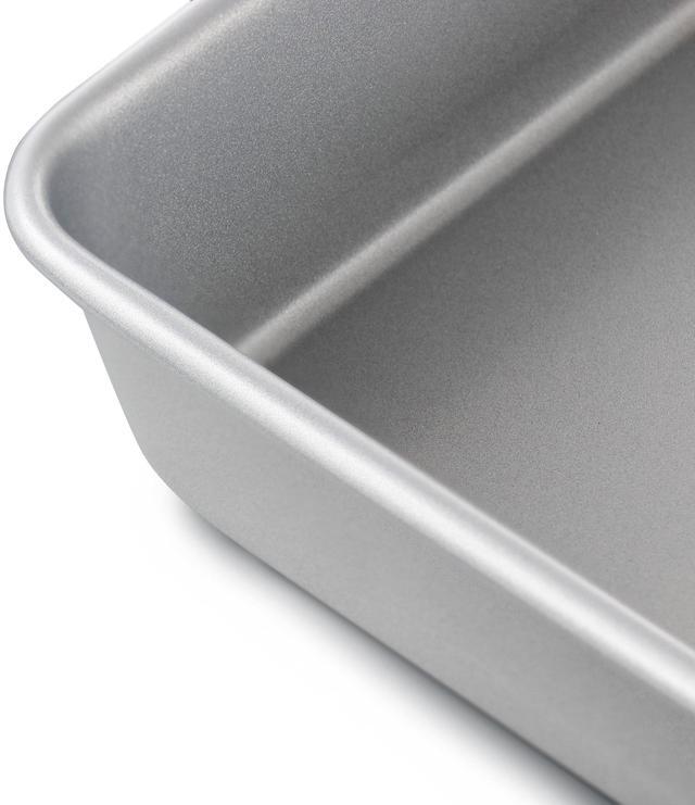 Alt view image 4 of 5 - Martha Stewart Everyday Bakeaway 9 Inch Square Carbon Steel Baking Pan in Silver