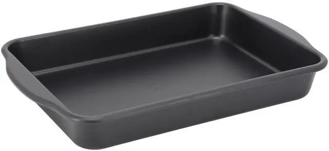 Main image of Oster Teston Platinum Collection 13x9 Inch Nonstick Carbon Steel Baking Pan in Matte Black