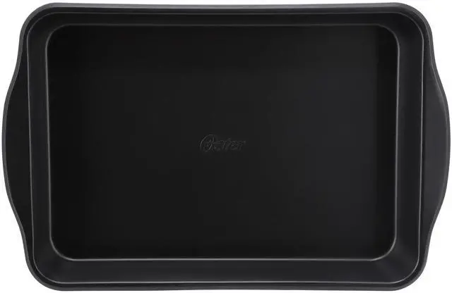Alt view image 3 of 4 - Oster Teston Platinum Collection 13x9 Inch Nonstick Carbon Steel Baking Pan in Matte Black