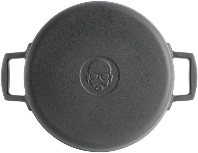 Alt view image 6 of 7 - Babish 6 Quart Round Enameled Cast Iron Dutch Oven with Self-Basting Lid in Black