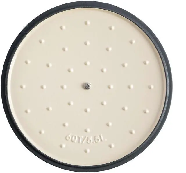 Alt view image 5 of 7 - Babish 6 Quart Round Enameled Cast Iron Dutch Oven with Self-Basting Lid in Black