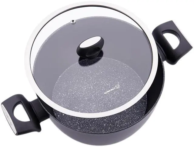 Alt view image 3 of 5 - Korkmaz Nora 2 Piece 3 Liter Alumium Nonstick Casserole Dish with Lid