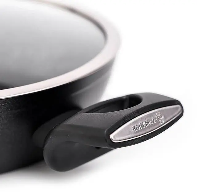 Alt view image 4 of 5 - Korkmaz Nora 2 Piece 3 Liter Alumium Nonstick Low Casserole Dish with Lid