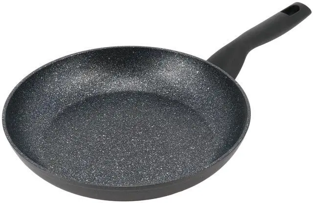 Main image of Korkmaz Nora Granit 2.4 Liter Aluminum Nonstick Frypan in Black