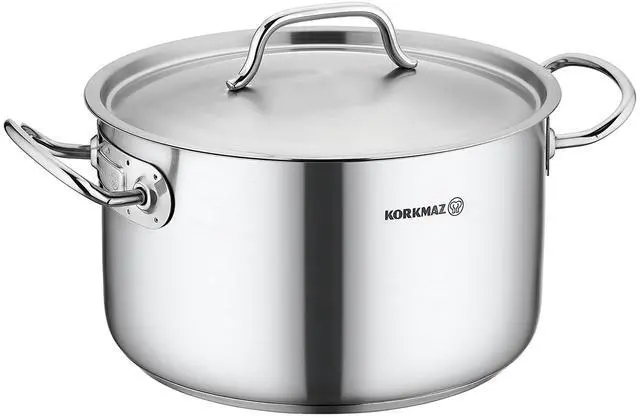 Main image of Korkmaz Gastro Proline 3.6 Liter Stainless Steel Casserole with Lid in Silver