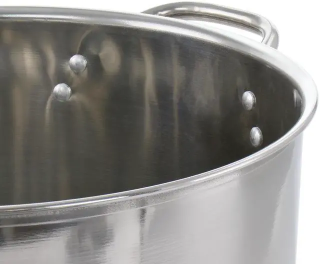 Alt view image 4 of 5 - Gibson Everyday Whittington 12 Quart Stainless Steel Stock Pot with Lid