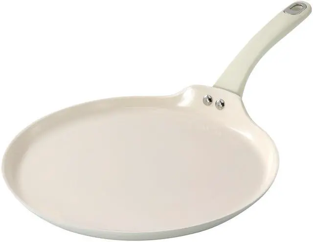 Main image of Martha Stewart Everyday Rexford 11 Inch Ceramic Nonstick Aluminum Pancake Pan in Linen