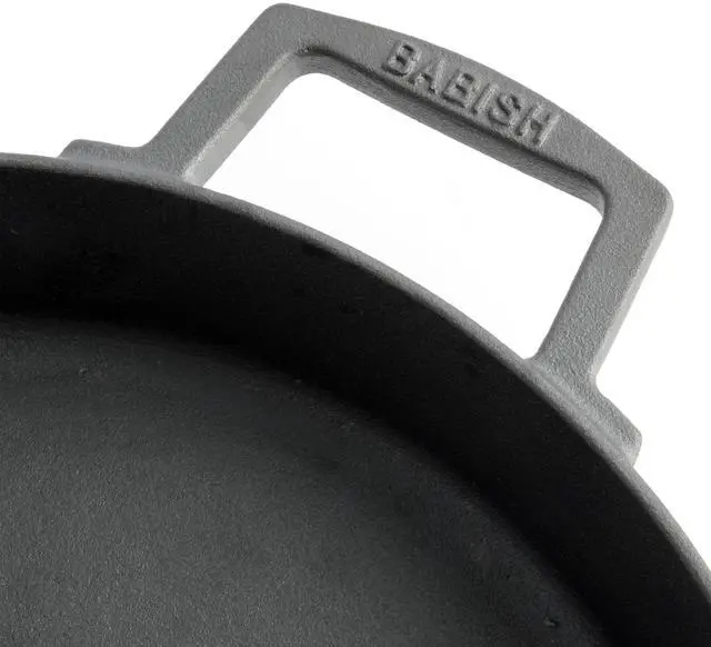 Alt view image 3 of 5 - Babish 13 Inch Pre-Seasoned Cast Iron Everyday Pan in Black